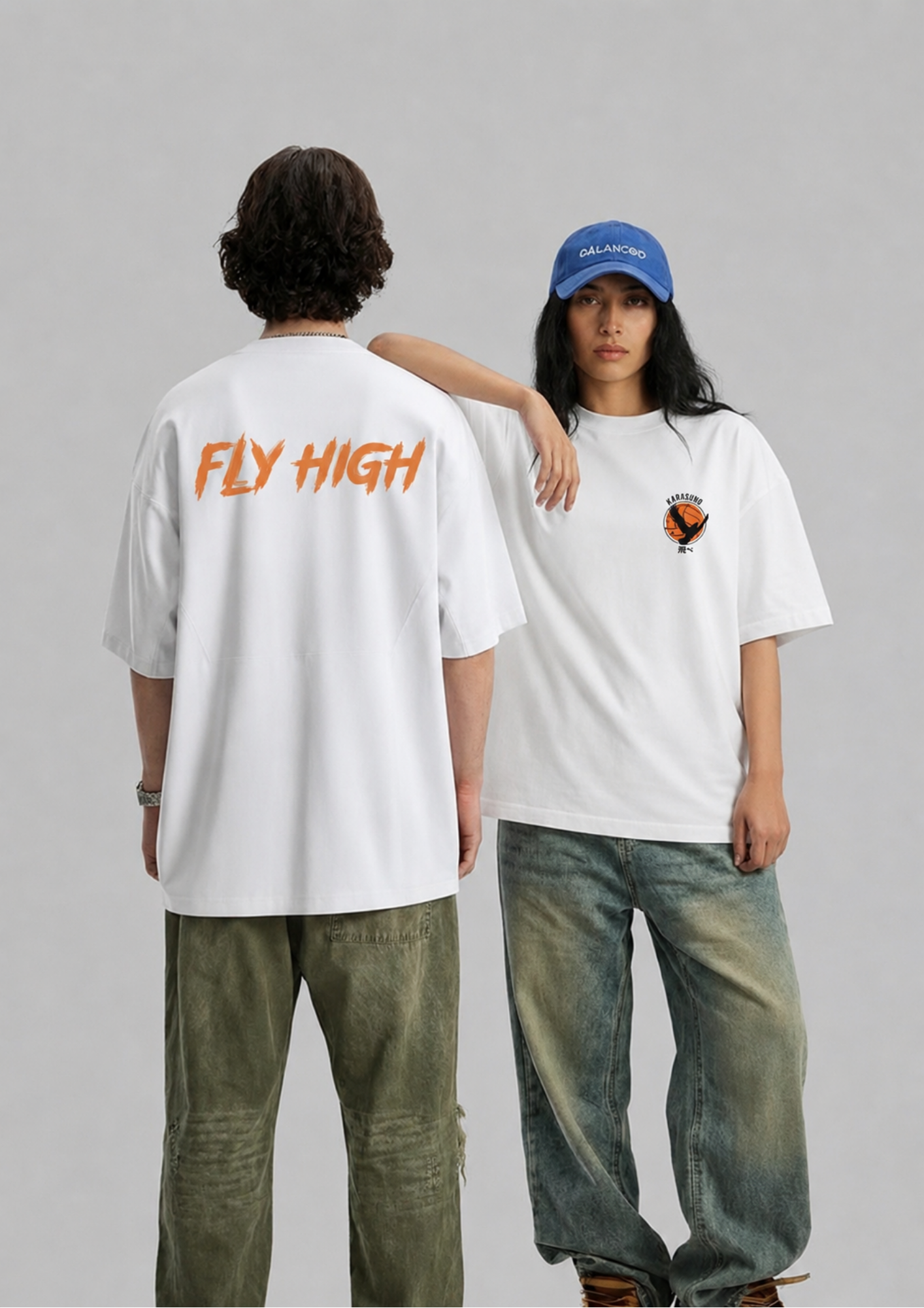 Haikyuu - Fly High Oversized Tee