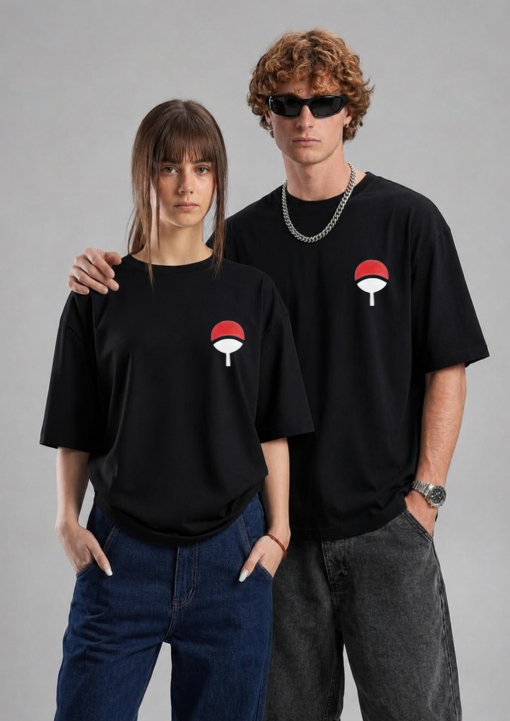 Naruto - Uchiha Icon Oversized Tee