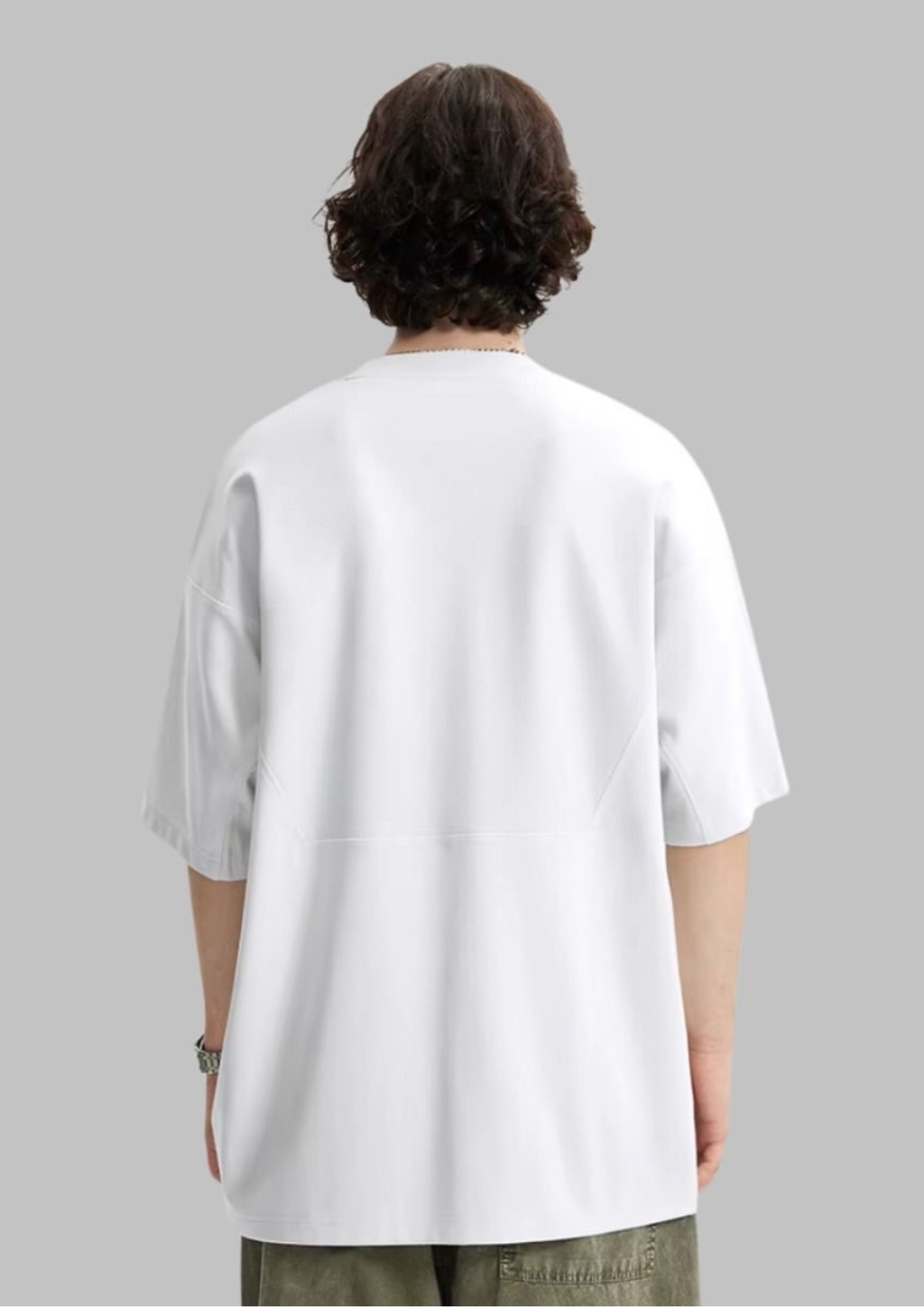 Greencrest Logo Oversized Tee - White