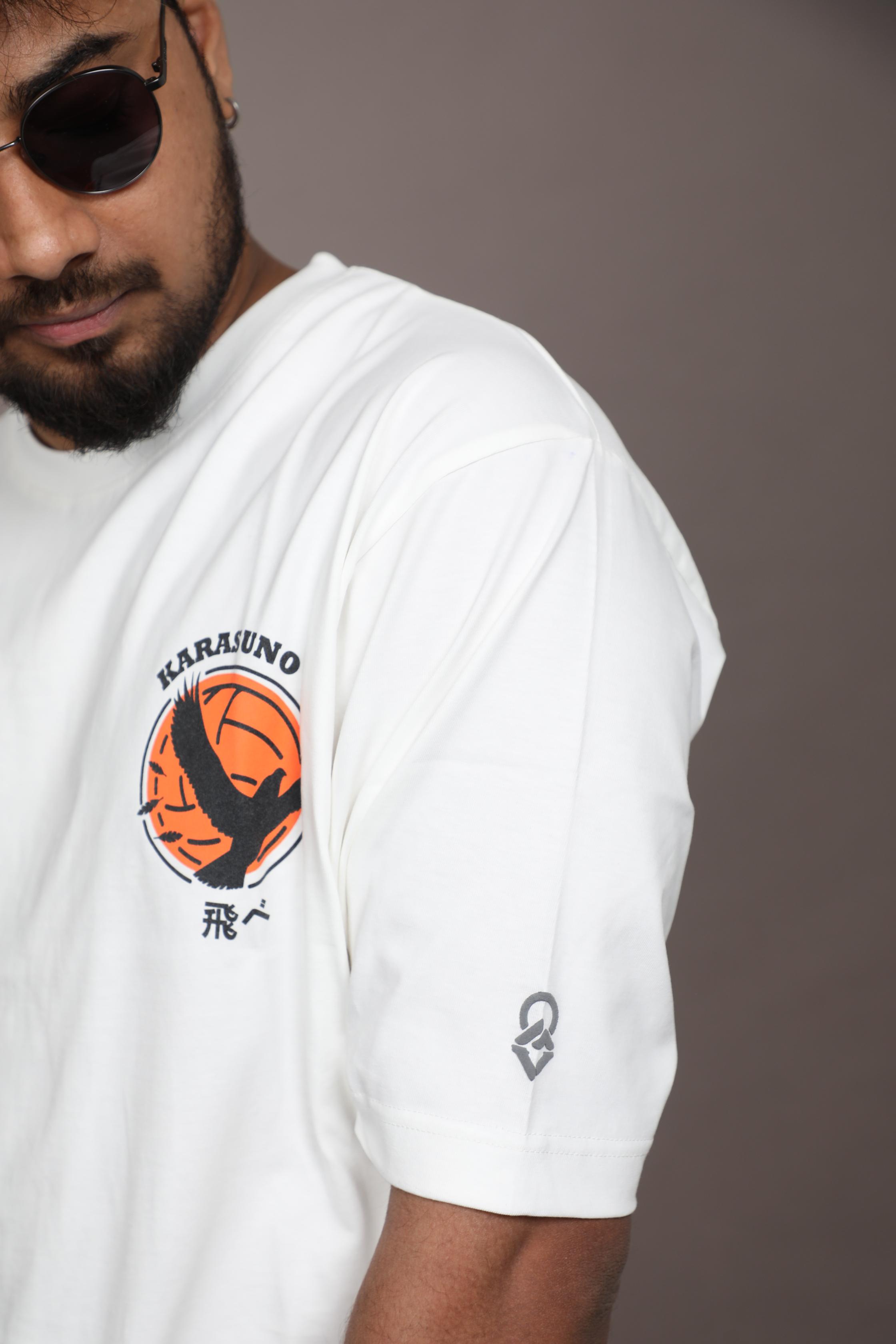 Haikyuu - Karasuno Logo Oversized Tee