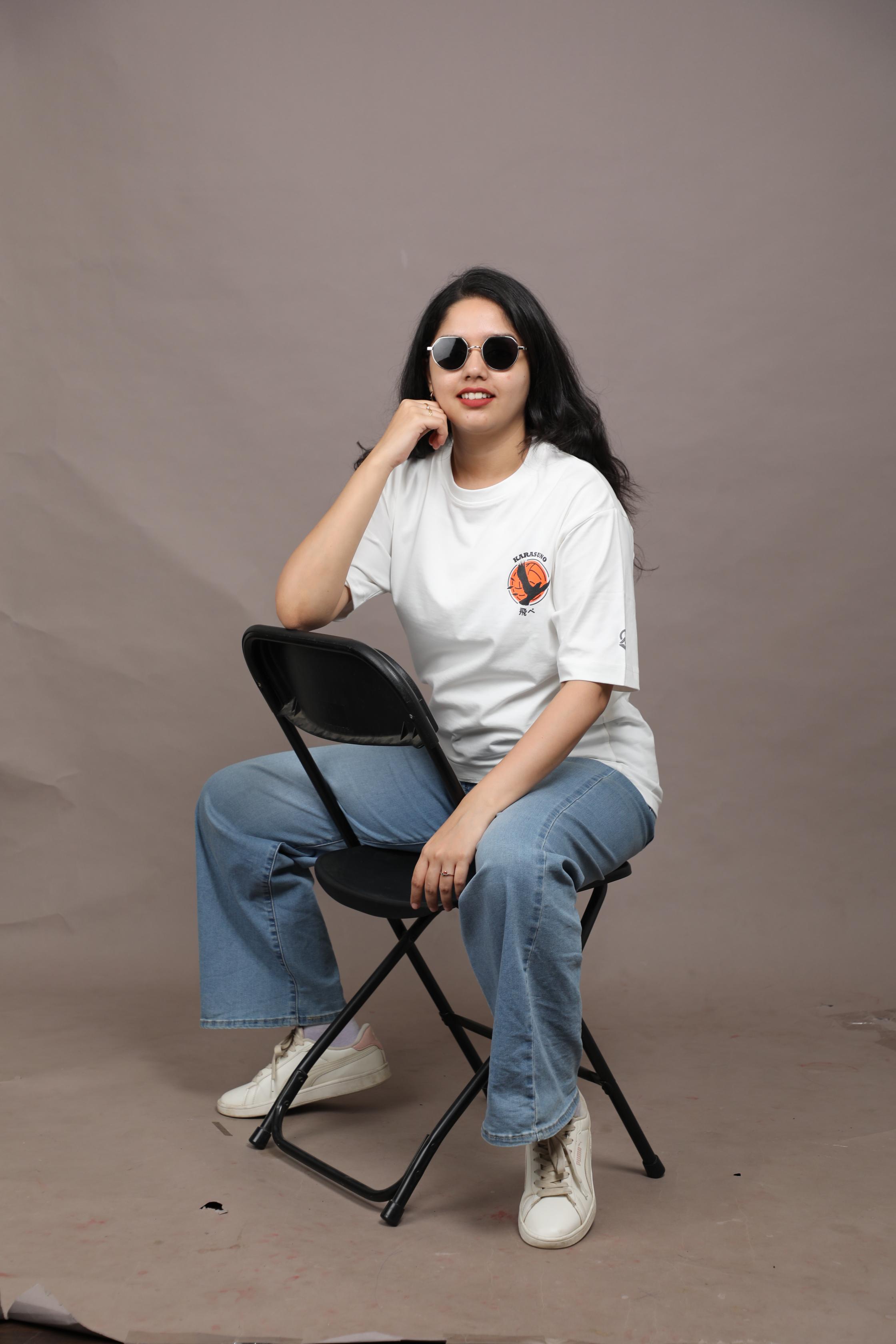 Haikyuu - Karasuno Logo Oversized Tee