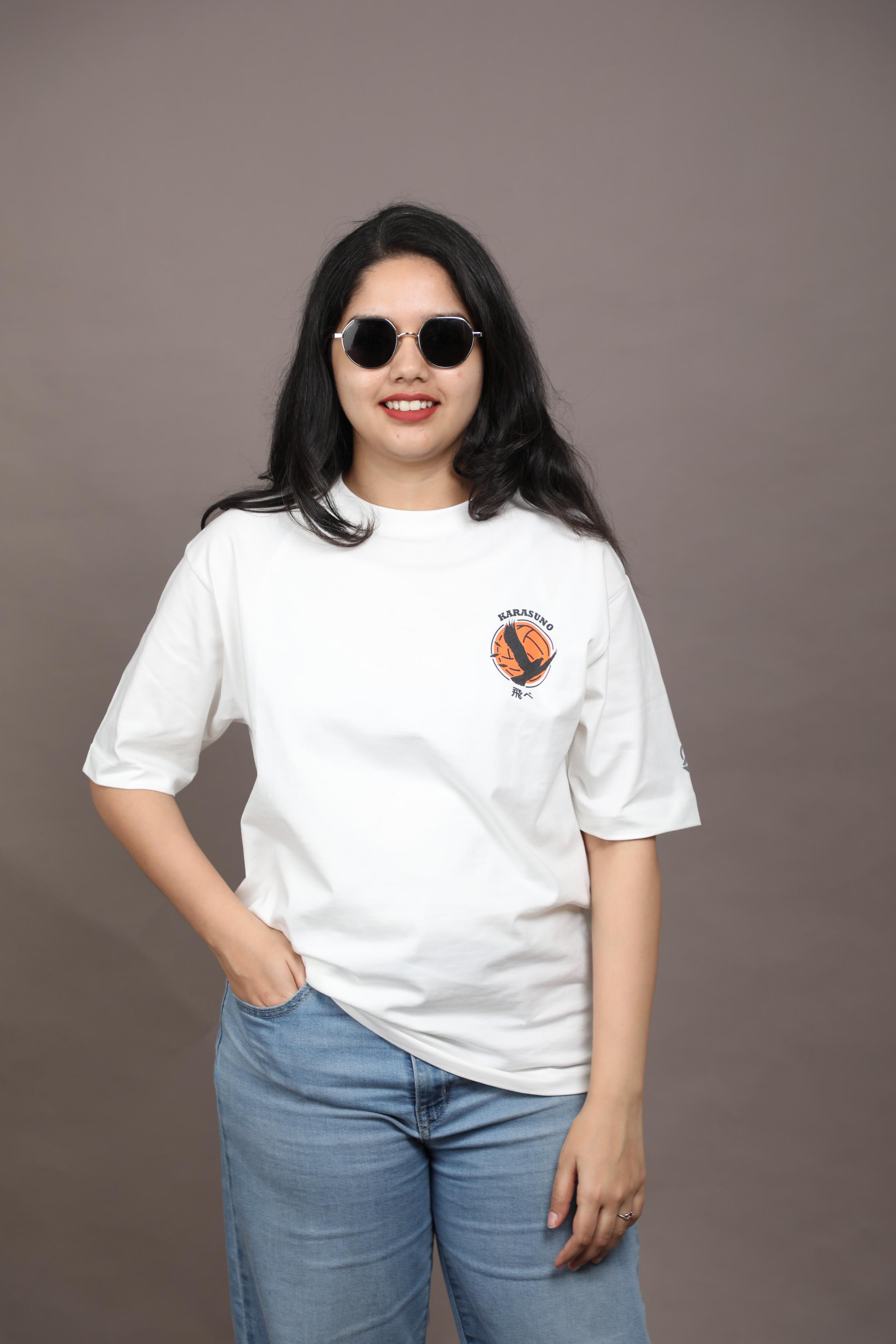 Haikyuu - Karasuno Logo Oversized Tee