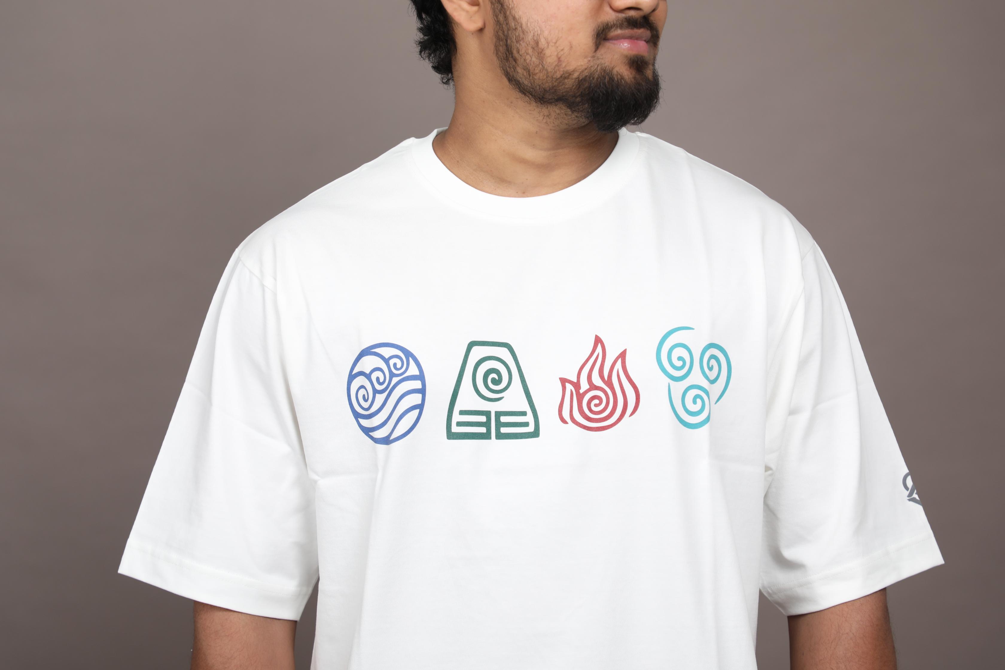 Avatar - All Four Elements Oversized Tee